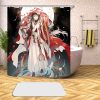 Anime Demon Slayer 3D Printed Shower Curtains Bath Products Bathroom Decor with Hooks Waterproof 05 3 - Demon Slayer Store