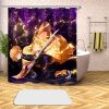 Anime Demon Slayer 3D Printed Shower Curtains Bath Products Bathroom Decor with Hooks Waterproof 05 5 - Demon Slayer Store