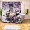 Anime Demon Slayer 3D Printed Shower Curtains Bath Products Bathroom Decor with Hooks Waterproof 05 8 - Demon Slayer Store