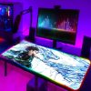 Demon Slayer Cute Mouse Pad Xxl RGB Pc Accessories Laptop Mat Desk Protector Mousepad Anime Gamer 2 - Demon Slayer Store