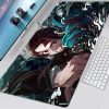 Demon Slayer Kimetsu No Yaiba XXL Mouse Pad Anime Keyboard Mouse Mat Large Kawaii Mousepad Desk 1 - Demon Slayer Store