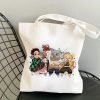 Shopper Shopping Bags Anime Demon Slayer Eco Daily Use Foldable Handbag Large Capacity Tote Bag Handbags 13 - Demon Slayer Store