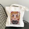 Shopper Shopping Bags Anime Demon Slayer Eco Daily Use Foldable Handbag Large Capacity Tote Bag Handbags 16 - Demon Slayer Store