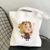 Shopper Shopping Bags Anime Demon Slayer Eco Daily Use Foldable Handbag Large Capacity Tote Bag Handbags 17 - Demon Slayer Store