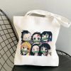 Shopper Shopping Bags Anime Demon Slayer Eco Daily Use Foldable Handbag Large Capacity Tote Bag Handbags 18 - Demon Slayer Store