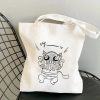 Shopper Shopping Bags Anime Demon Slayer Eco Daily Use Foldable Handbag Large Capacity Tote Bag Handbags 2 - Demon Slayer Store