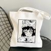 Shopper Shopping Bags Anime Demon Slayer Eco Daily Use Foldable Handbag Large Capacity Tote Bag Handbags 4 - Demon Slayer Store