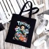 Women Nezuko Rengoku Canvas Tote Bags Demon Slayer Kimetsu No Yaiba Kamado Tanjirou Handbags Shoulder Bags 13 - Demon Slayer Store