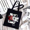 Women Nezuko Rengoku Canvas Tote Bags Demon Slayer Kimetsu No Yaiba Kamado Tanjirou Handbags Shoulder Bags 17 - Demon Slayer Store