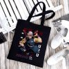 Women Nezuko Rengoku Canvas Tote Bags Demon Slayer Kimetsu No Yaiba Kamado Tanjirou Handbags Shoulder Bags 18 - Demon Slayer Store