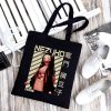 Women Nezuko Rengoku Canvas Tote Bags Demon Slayer Kimetsu No Yaiba Kamado Tanjirou Handbags Shoulder Bags 5 - Demon Slayer Store