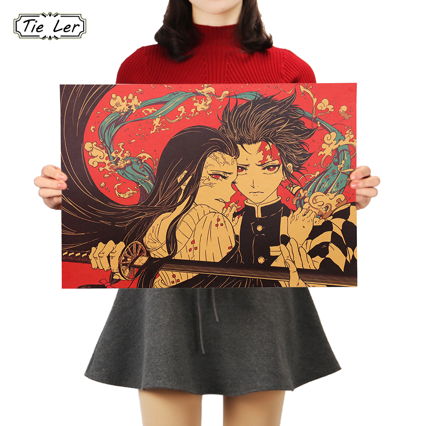 Demon Slayer Tanjiro Nezuko Decoration Poster