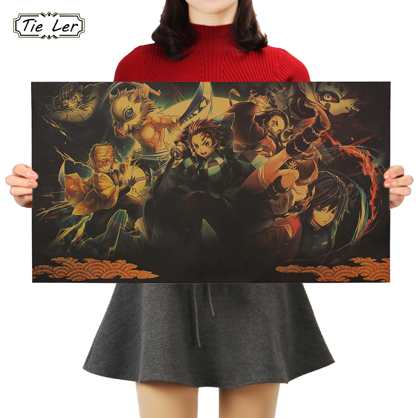 Demon Slayer Characters Decoration Poster