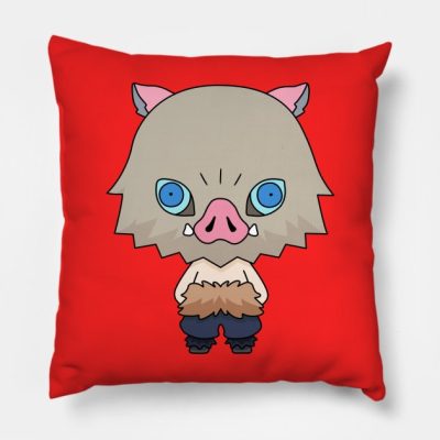 Cute Inosuke Throw Pillow